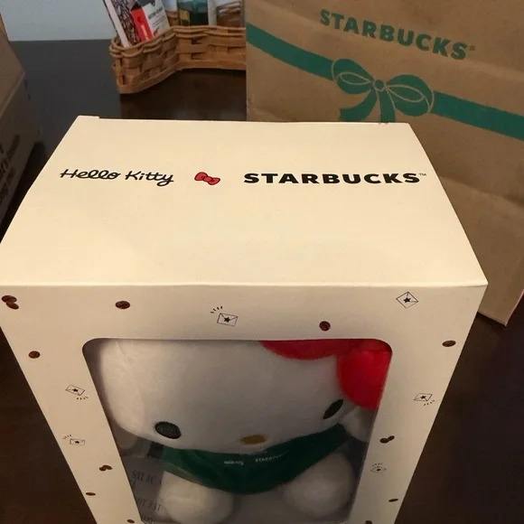 Starbucks Hello Kitty 2025 limited edition boxed plush - Picture 2 of 4